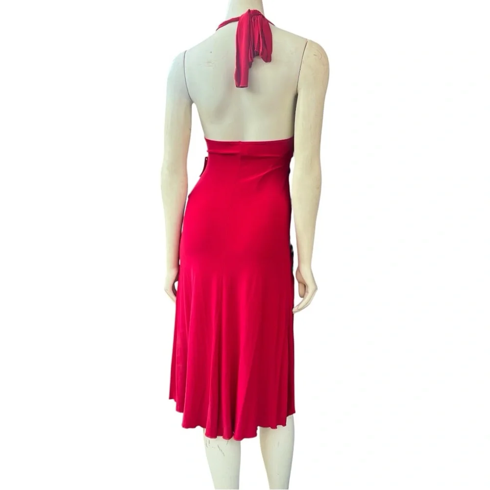 Sabora Red High-Low Backless Sexy Dress Size Medium NWT - Picture 3 of 3